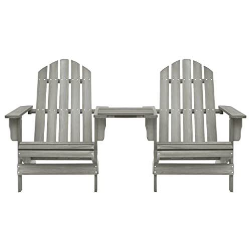 Patio Adirondack Chairs with Tea Table,Lounge Chair,Dressing Chair,Farmhouse Chair,Porch Chair,Study Chair,Club Chair,Office Guest Chair,Side Chair,for Kitchen,Home,Coffee Shop,Solid Fir Wood Brown