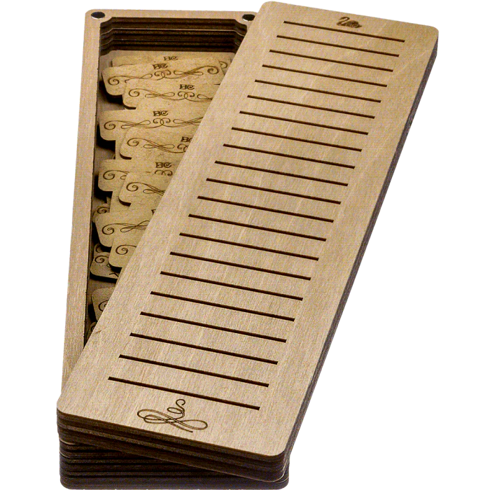 Box for handicraft + 23 bobbins FLZB(N)-043