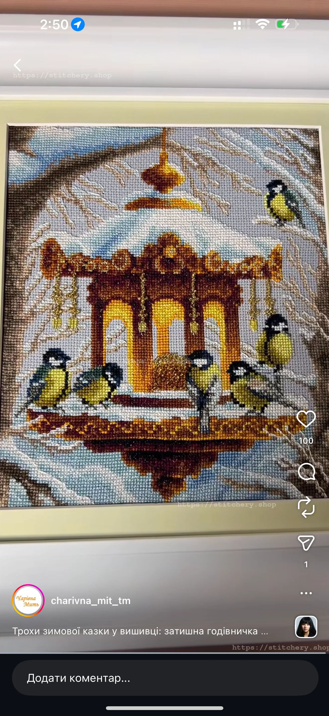 DIY Counted Cross Stitch Kit 