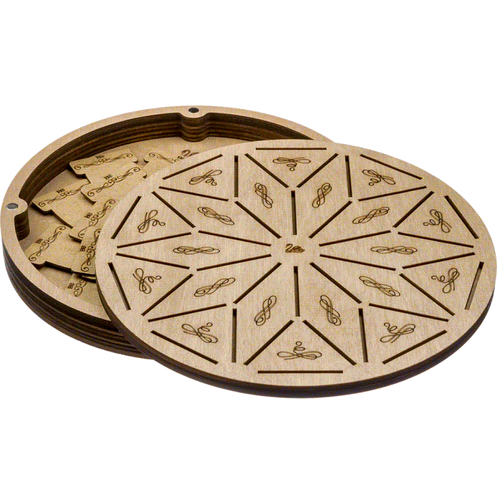 Box for handicraft + 17 bobbins