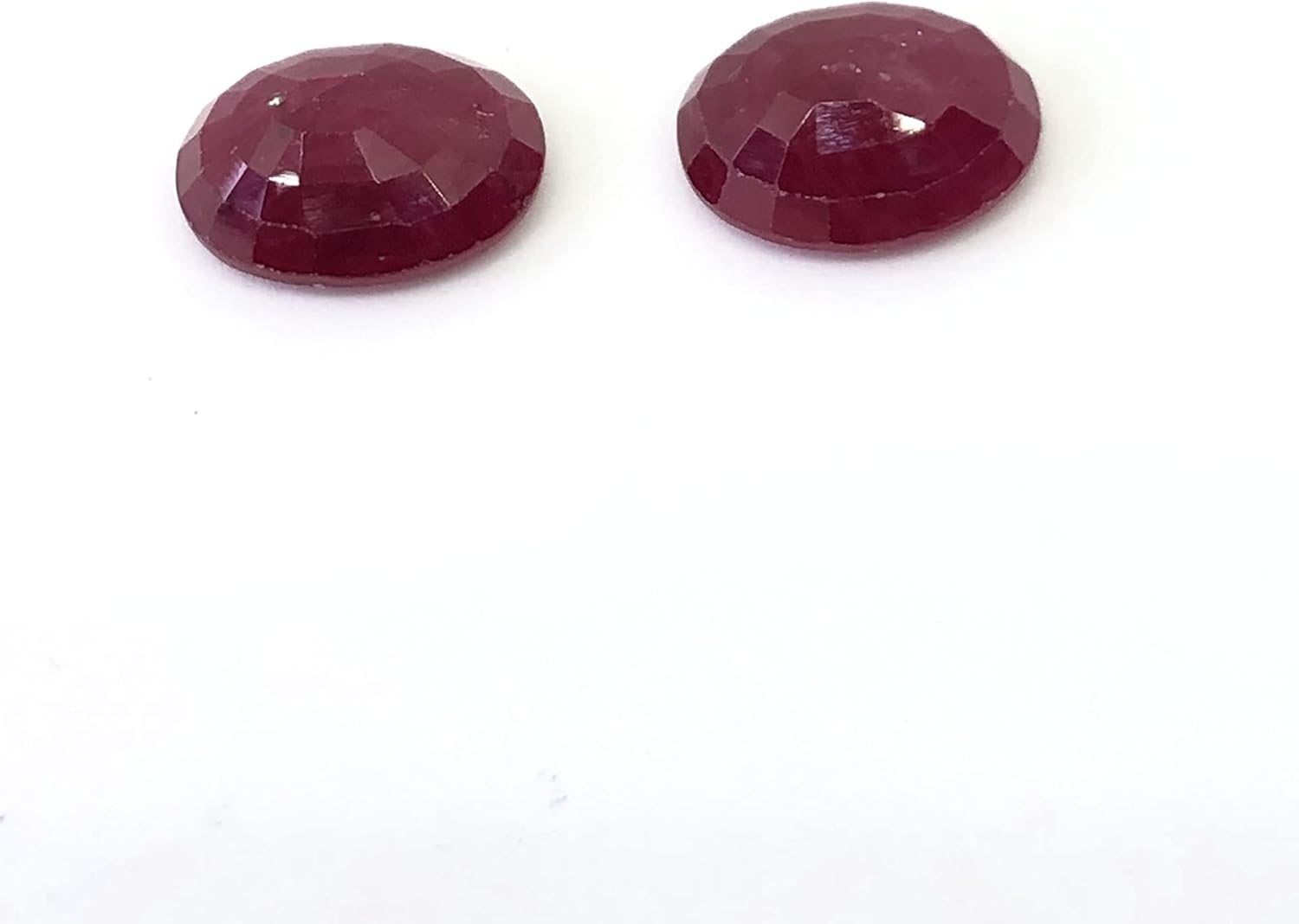 6.60 Ct Certified Pair Ruby Oval Shape Size 10x8 mm Cut Loose Gemstone Best For Making Earring, Ring, Pendant Jewelry-Top Quality Ruby