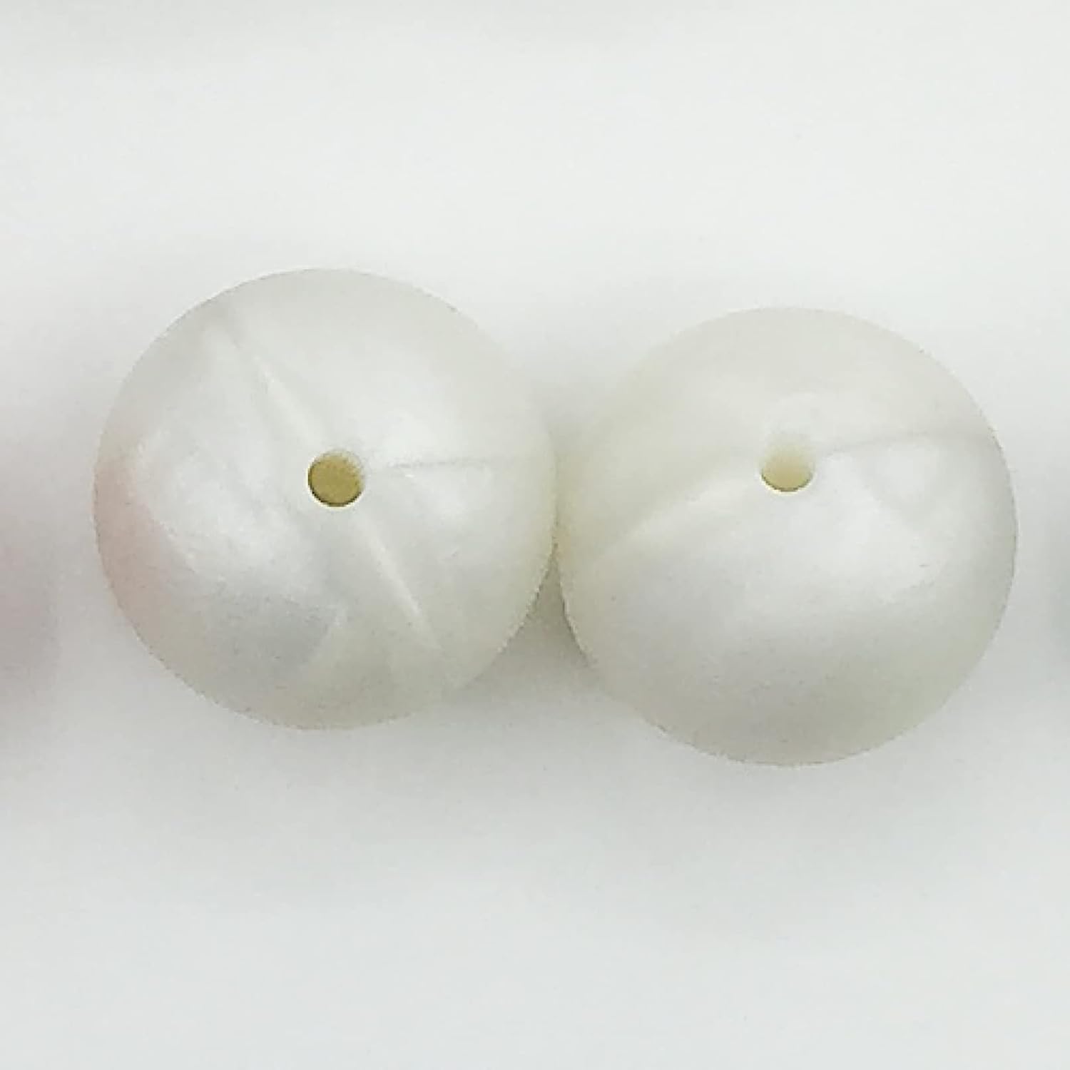 Silicone Beads 20mm 50 Pc for Keychain Making Colorful Shaped Loose Spacer Beads with Large Hole, Round Silicone Beads Bulk for Jewelry Making DIY Necklaces Bracelets Crafts (Color 6)