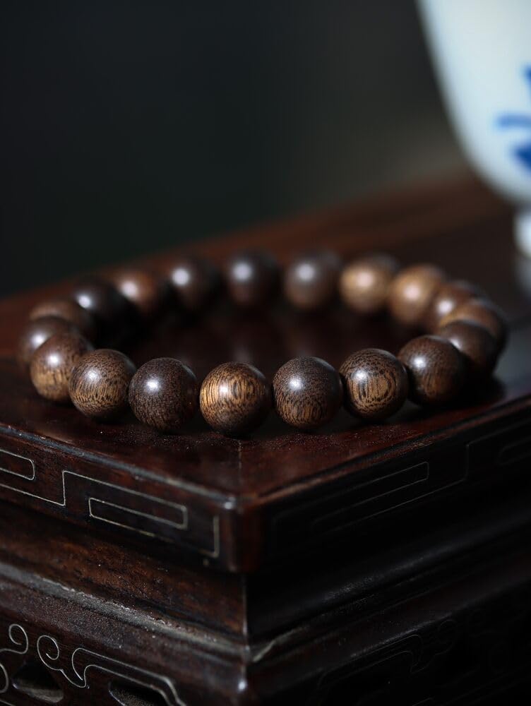Agarwood Natural Brunei Old Material Agarwood 10mm Round Beads Buddha Beads Rosary Beads