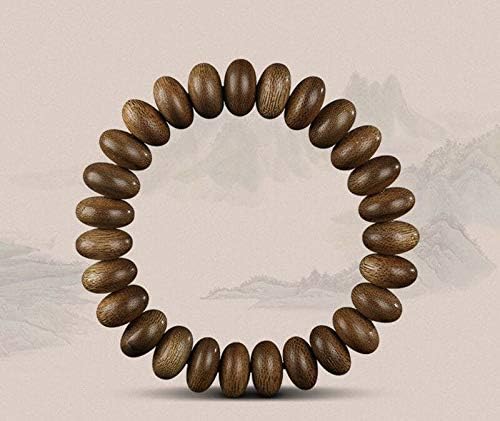 GLW Meditation MALA Prayer beads Indonesia Genuine Wild Agarwood Aloewood 7 mm #4951