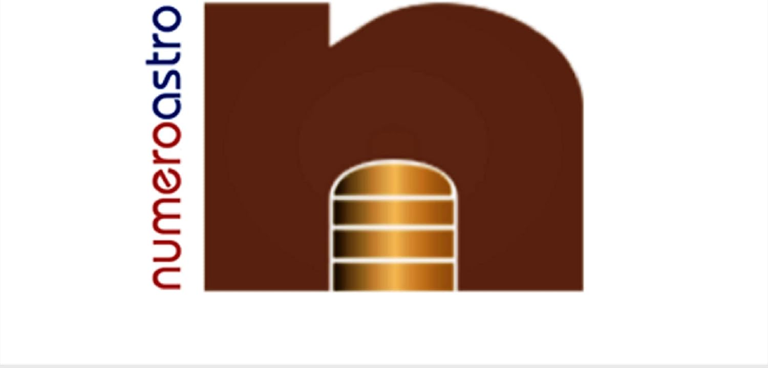 numeroastro Natural & Original Lava Stone Round Beads Mala (108+1) 109 Beads (8 MM) (1 Pc)