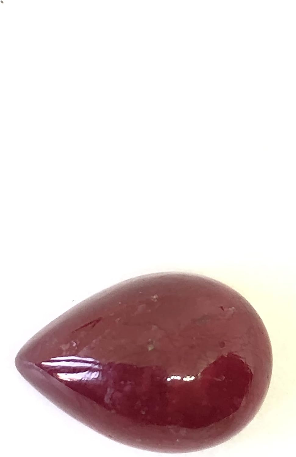 21.75 Ct Deep Red Ruby Pear Shape Cabochon Size 19x13 mm Attractive Fine Quality Most Popular Loose Gemstone Best For Making Pendant, Ring Jewelry
