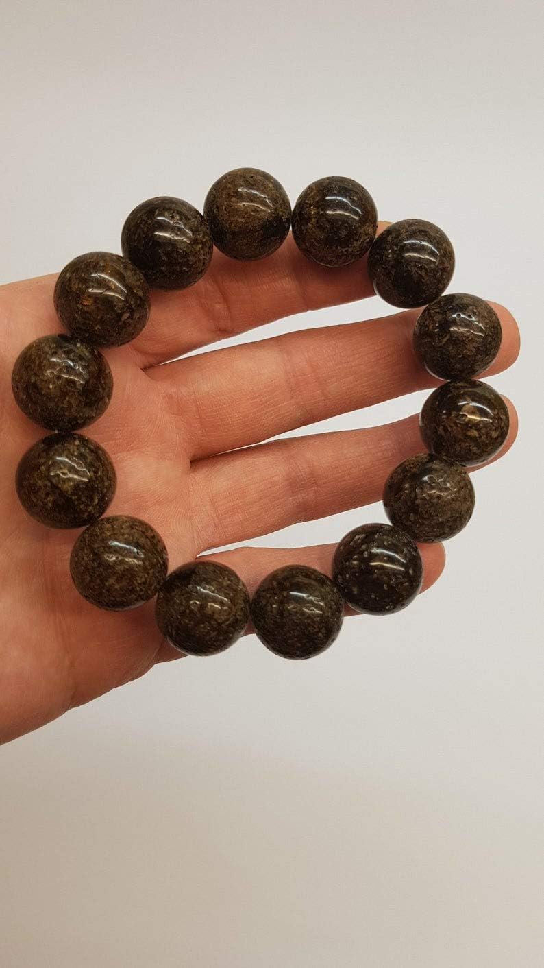 Jewelry Yellow amber jewellery/Natural amber bracelet/black amber bracelet/gemstone bracelet/Yellow amber/unisex gift/round shape amber