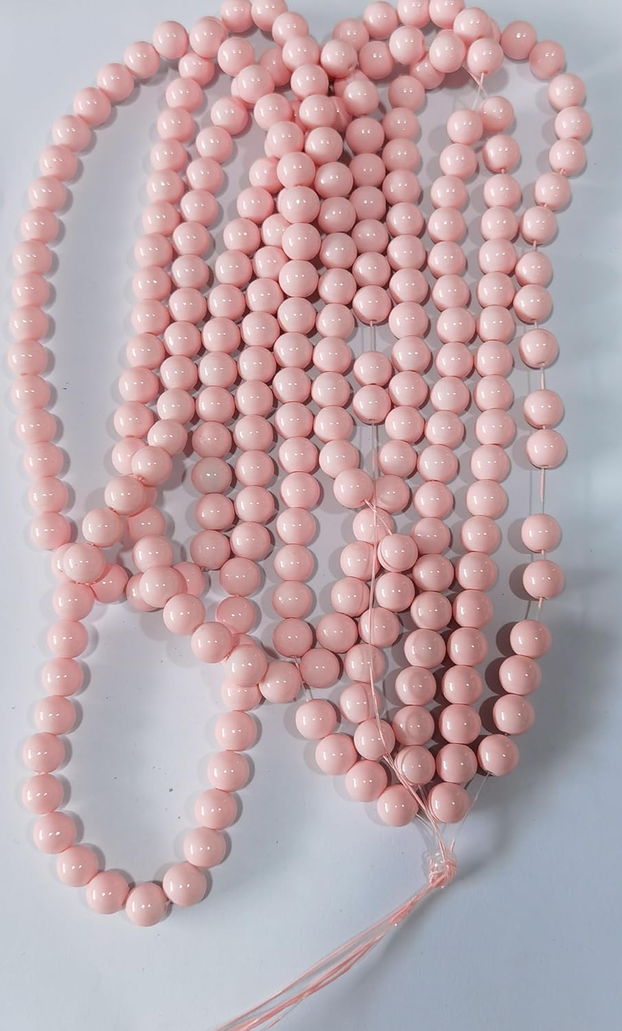 240pcs 10mm Glass Beads for DIY Bracelets, Bangles - 30 Colors Options for Crafting - (Color: C-23 / Size: 10mm)