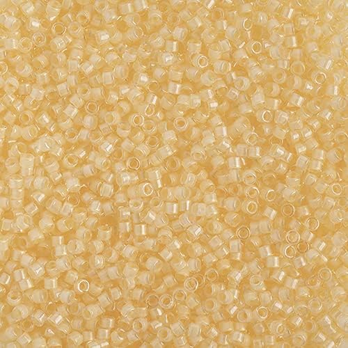 Miyuki Delica 11/0 - Fancy Lined Sand DB2371-250gms Bag of Japanese Glass Beads Bulk Bag of Japanese Glass Beads