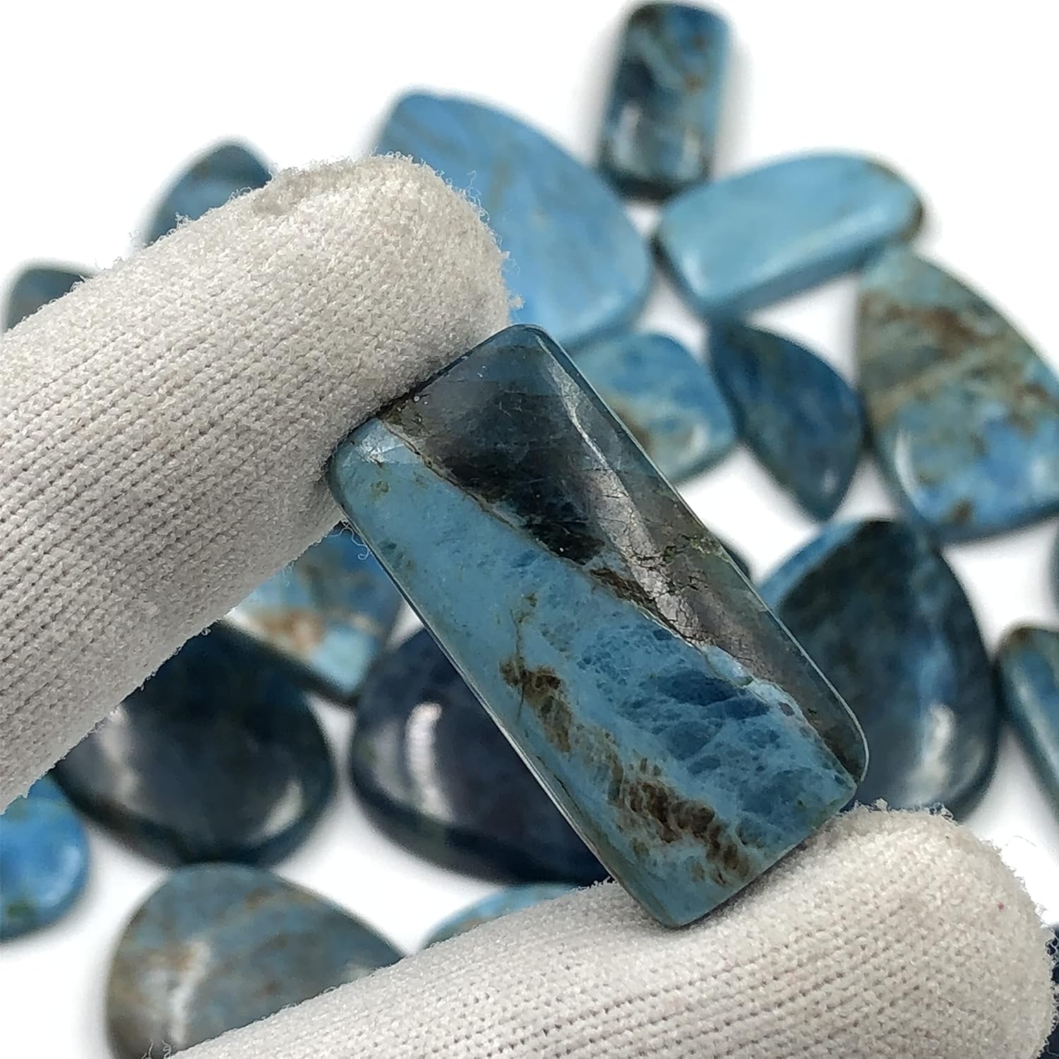 Natural NEON APATITE Gemstone Loose Cabochon Lot For Jewelry Making, Loose Gemstone For Ring, Earring & Pendant Necklace, Jewelry Making Cabochons, Healing Gemstones