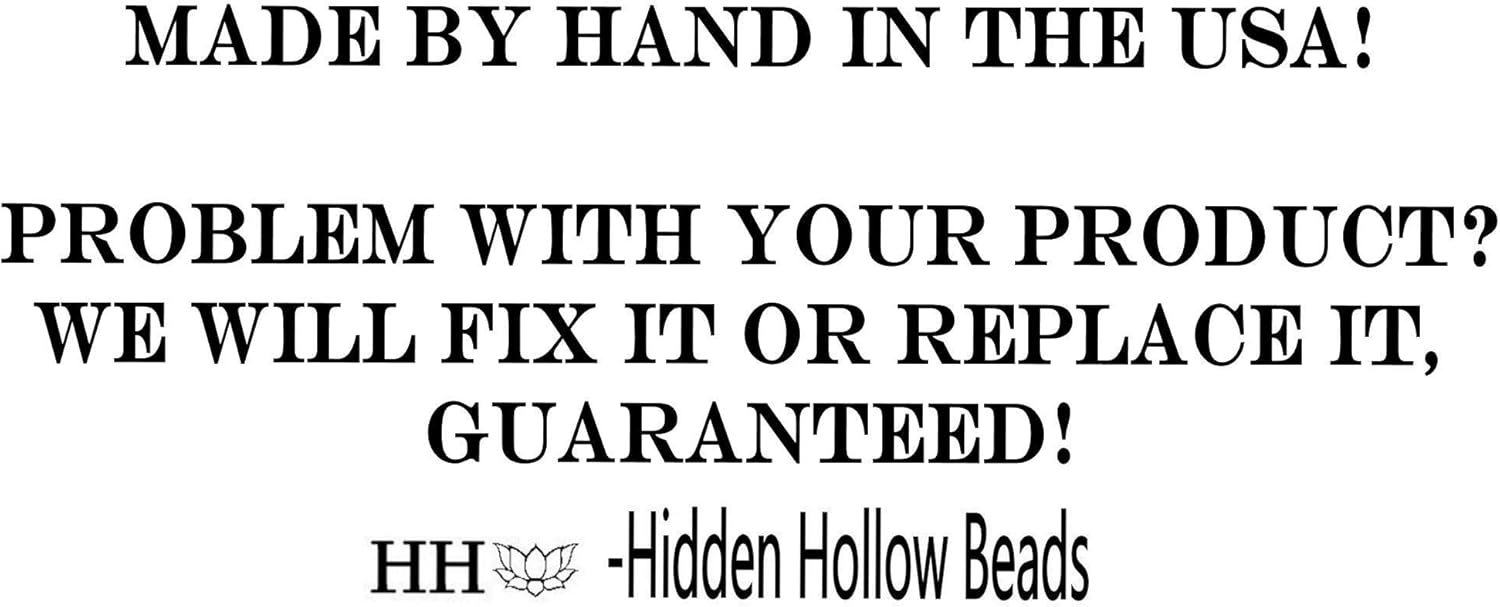 Hidden Hollow Beads Cancer Awareness Bracelet DIY Kit, Makes 50 or 65, 8mm or 6mm Stretch Cord Bracelets, Fundraisers, Relay For Life, Pink Out Day (6mm Multi Beads - Makes 65 Bracelets)