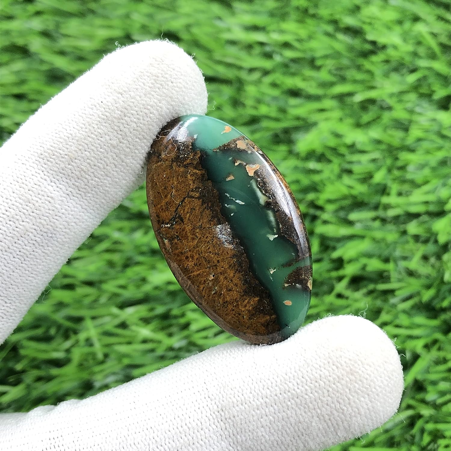 Natural BIO CHRYSOPRASE Gemstone Loose Cabochon Lot For Jewelry Making, Loose Gemstone For Ring, Earring & Pendant Necklace, Jewelry Making Cabochons, Healing Gemstones