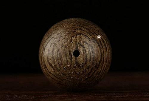 GLW Brunei Genuine Natural Wild Agarwood Aloewood 15mm Malas Prayer Beads #4934