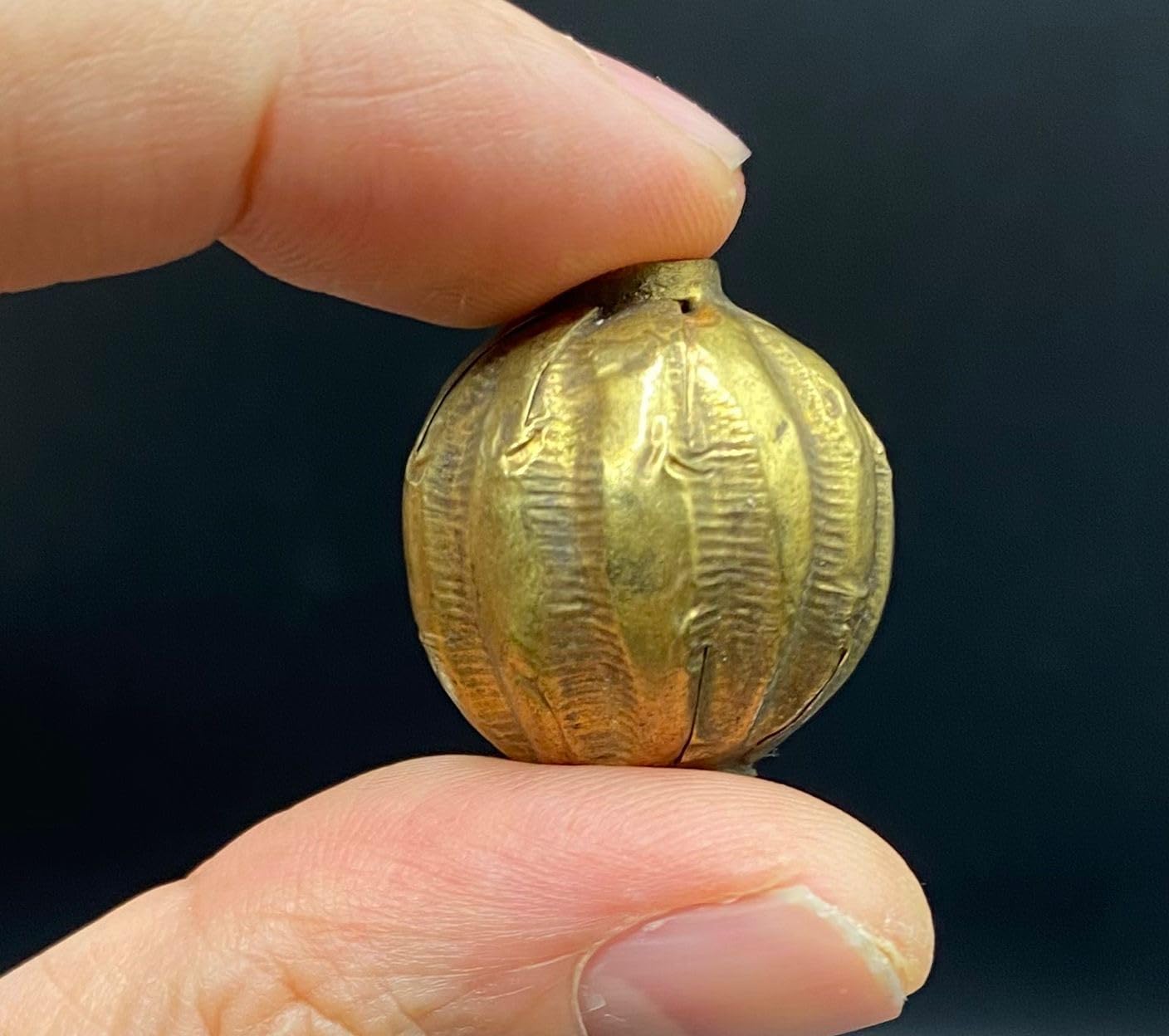 Handcrafted Afghan Silver Gold Plated Bead 25x23mm – 9.93g Antique Nepalese Tibetan Jewelry Bead for Necklace & Bracelet Making, Ethnic Boho Vintage for DIY Jewelry Design (20)