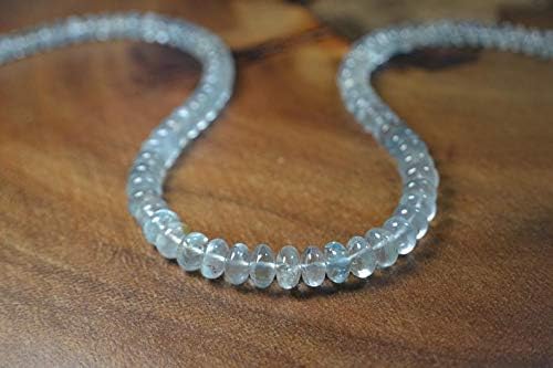 Aquamarine Necklace in Sterling Silver // March Birthstone // 19th Anniversary // Statement Aquamarine // Throat Chakra // Gemstone Necklace