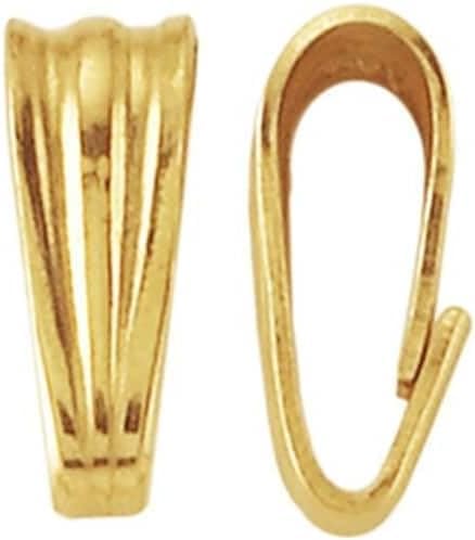 Bedrock Jewelry 14K Yellow Gold Snap On Pendant Bail