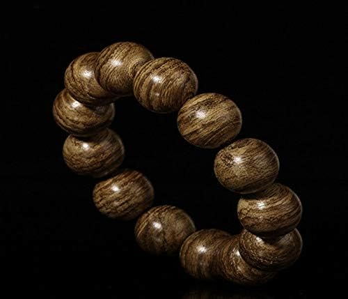 GLW Indonesia Tarakan15.7mm Mala Meditation Wild Agarwood Prayer beads #4784