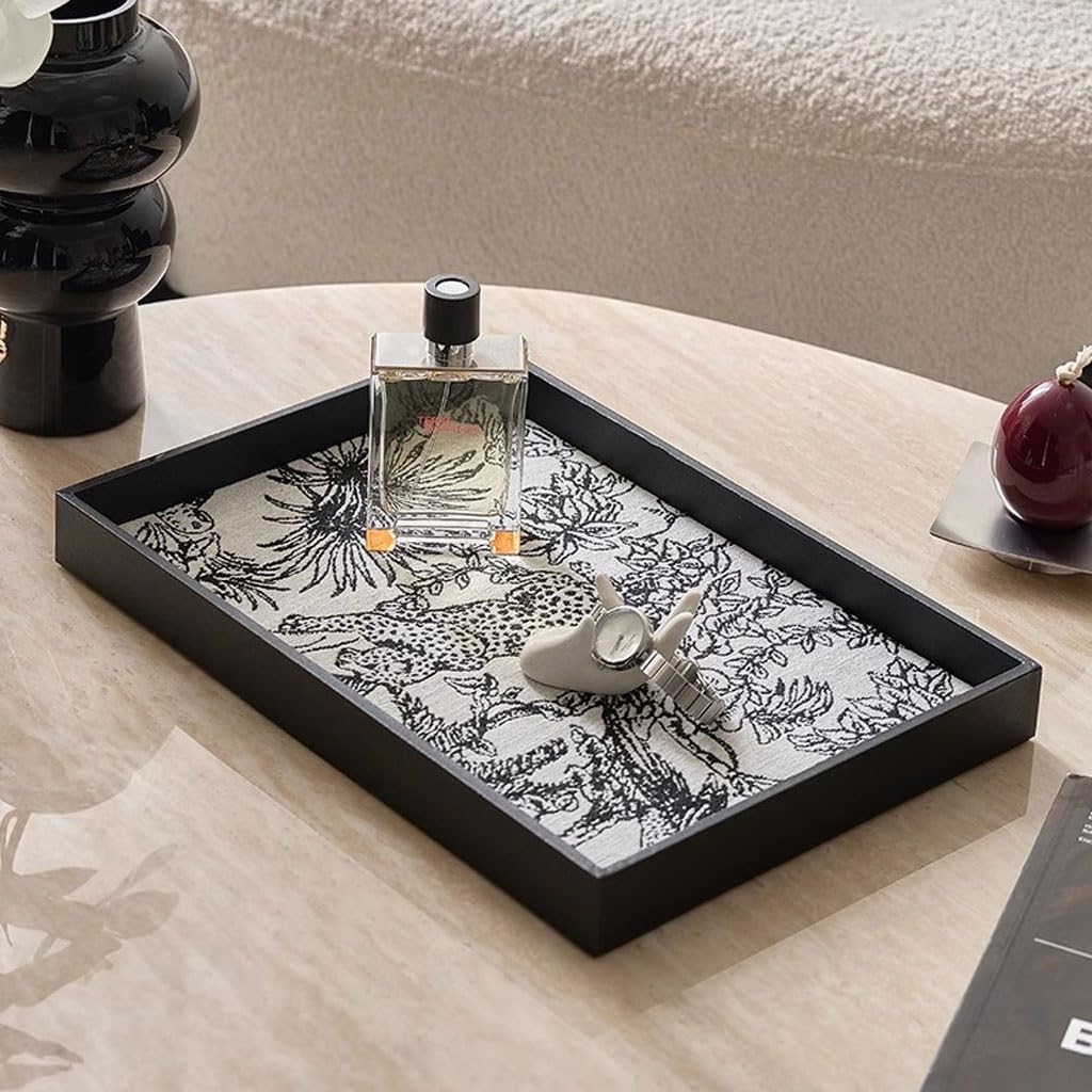 Tray Home Porch Storage Tray Living Room Aromatherapy Candle Decoration Tray Serving Trays(B)