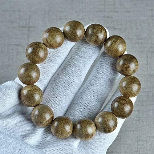 GLW Sumatra Genuine Natural Wild Agarwood Aloewood 15 mm Malas Prayer beads #4919