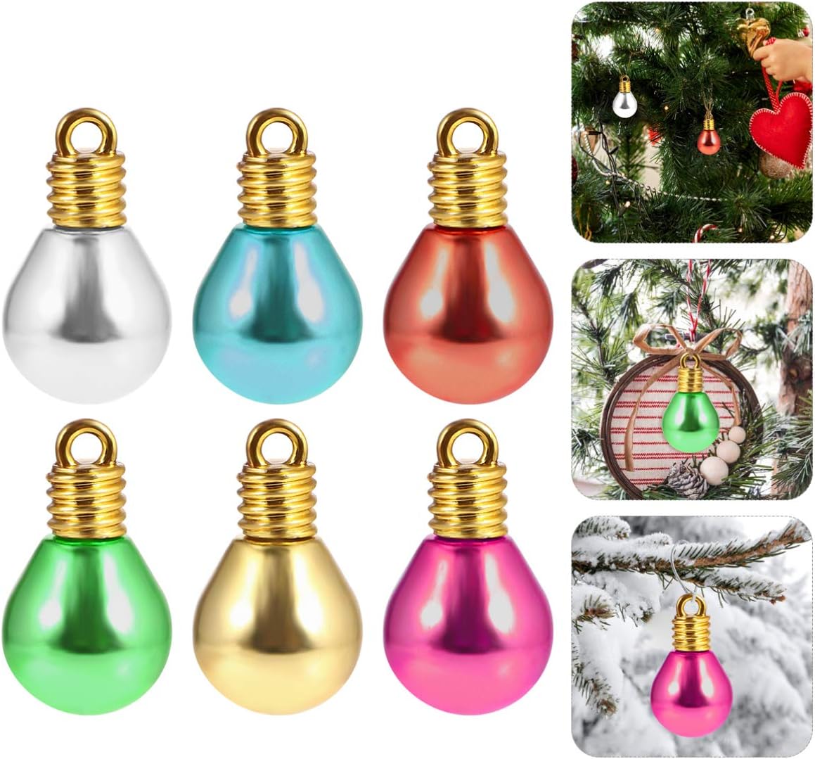 Tofficu 1000pcs Round Lamp Beads for DIY Jewelry and Christmas Decorations Creative Handmade Bead Accessories for Crafting Projects