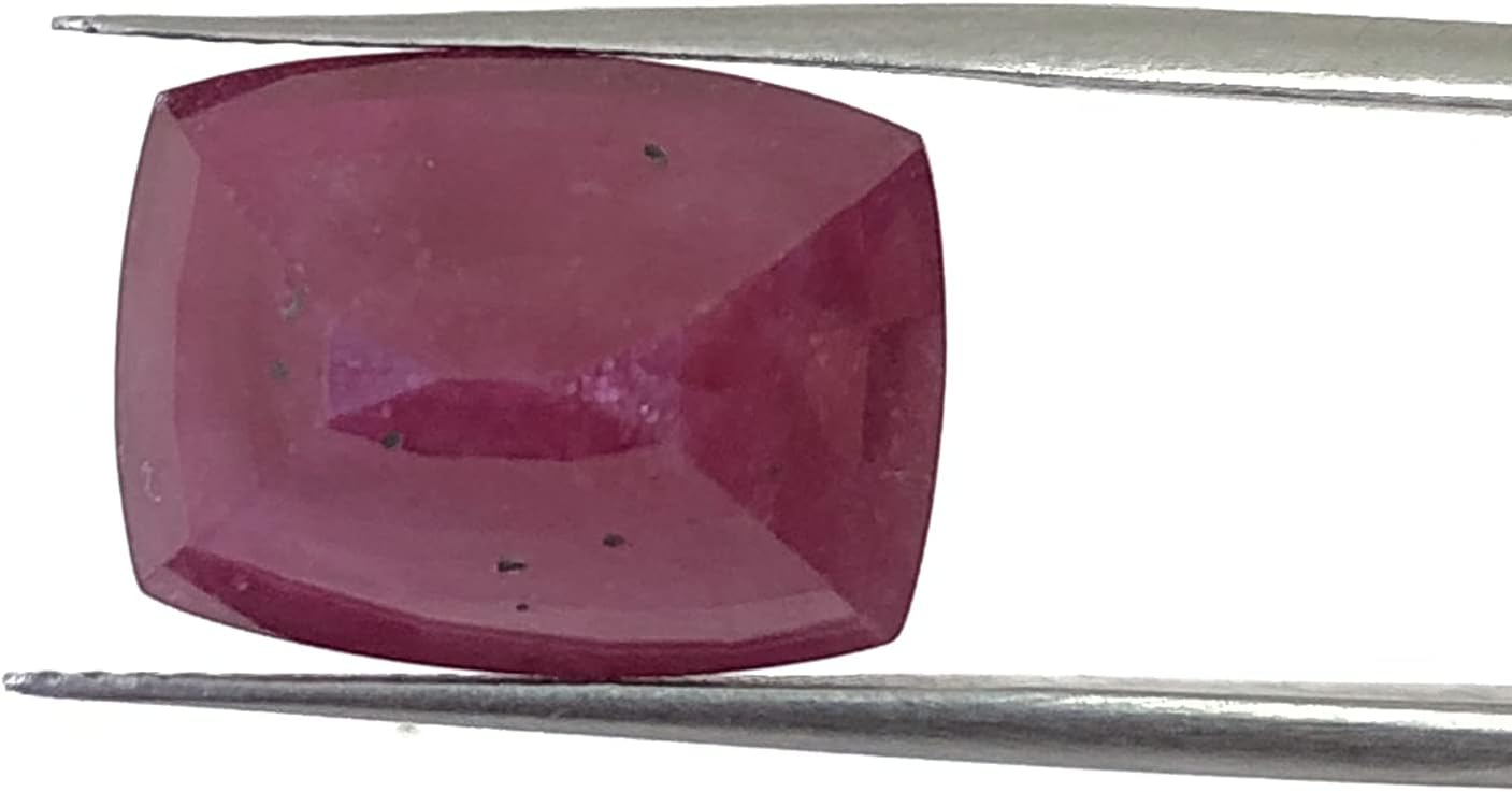 16.22 Ct Deep Red Ruby Cushion Shape Size 16x12 mm Cut Faceted Attractive High Quality Fine Loose Gemstone Best For Making Pendant Jewelry