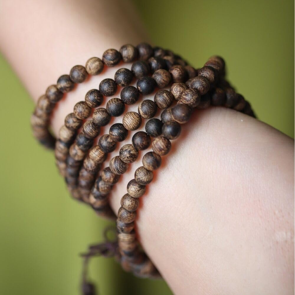 Agarwood Tiger Balm Darakan Agarwood 5㎜ 216 Small Rosary Beads Rosary Beads Multi Circles