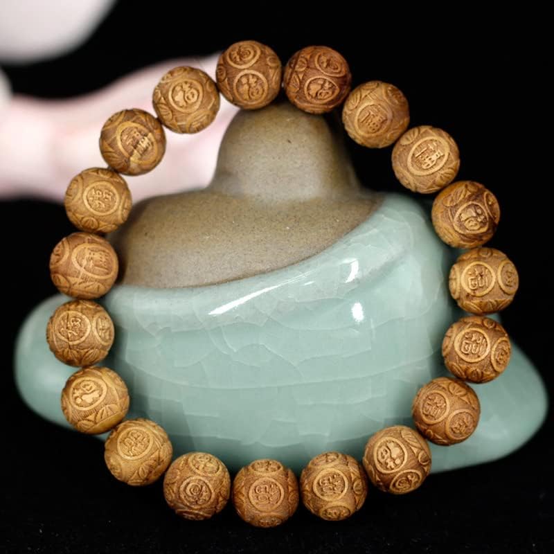 印度老山檀香雕刻珠1.0手串 念珠装饰多种款式檀香木(祥云款)