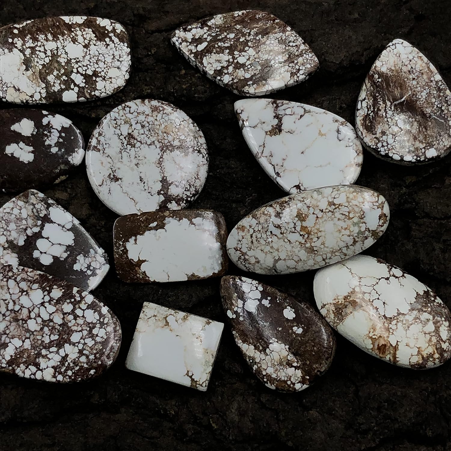 Natural WILD HORSE Gemstone Loose Cabochon Lot For Jewelry Making, Loose Gemstone For Ring, Earring & Pendant Necklace, Jewelry Making Cabochons, Healing Gemstones