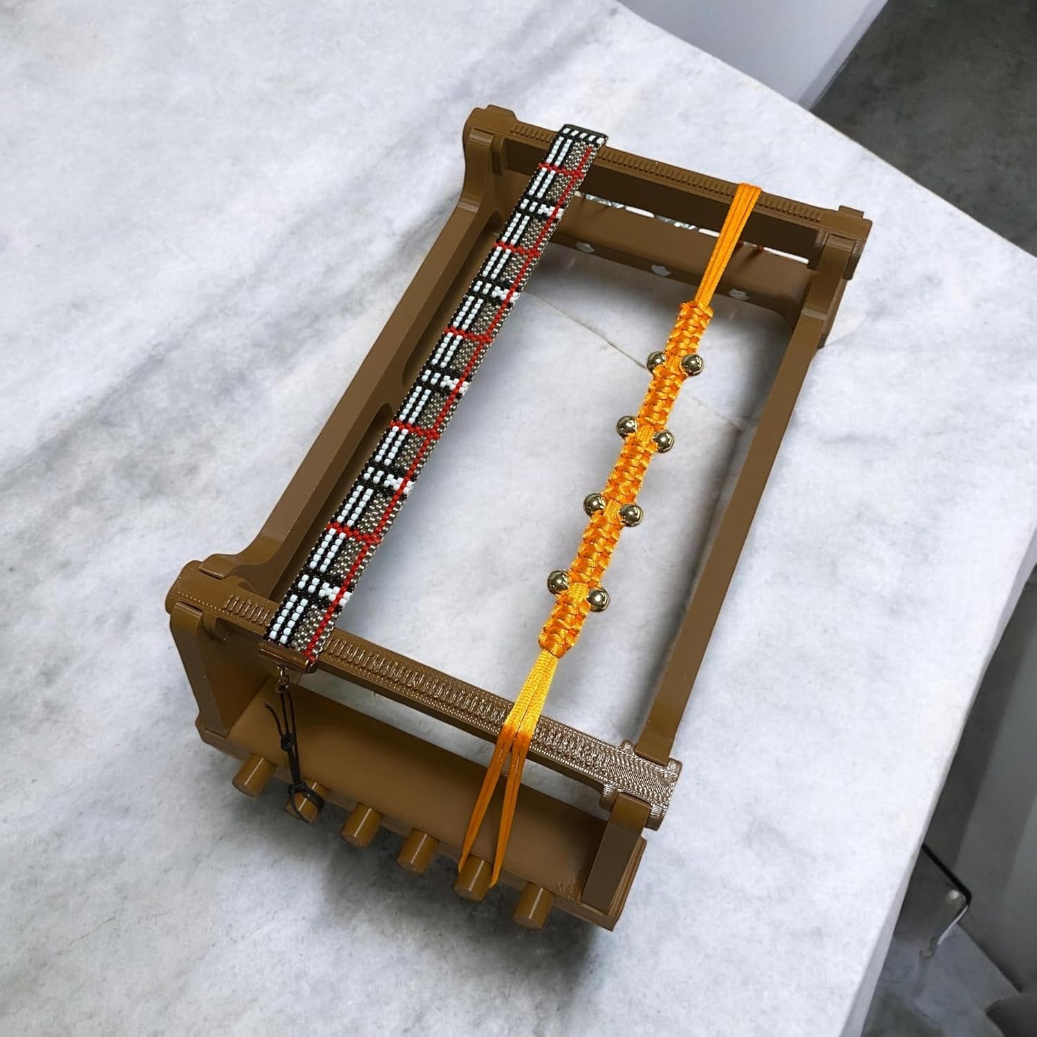 zytera Bead Loom Weaving Set with Accessories and Guide - 6.5 in (16.5 cm) Weaving Area