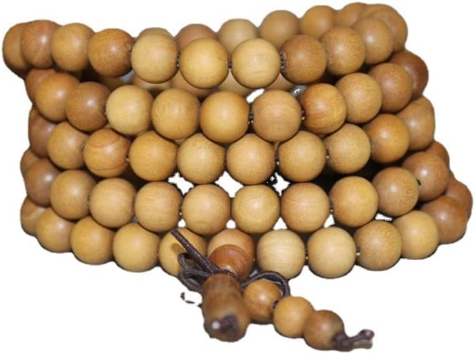 Mascot Wooden Crafts Wood Carving Art Wood Decoration Artwork 印度老山檀香红肉08mm佛珠手串 檀香木手链念珠108颗 规格可选(老山檀香红肉浮水0.6M)