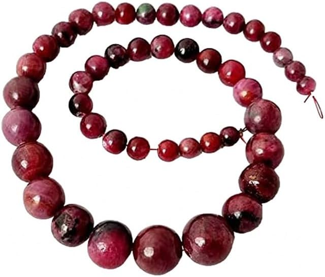 Ruby Zoisite Smooth Round and Balls Beads, Gemstone Balls Beads, 4-11 mm, 12 inch lot of 25 Strands CHIK-STRD-99540