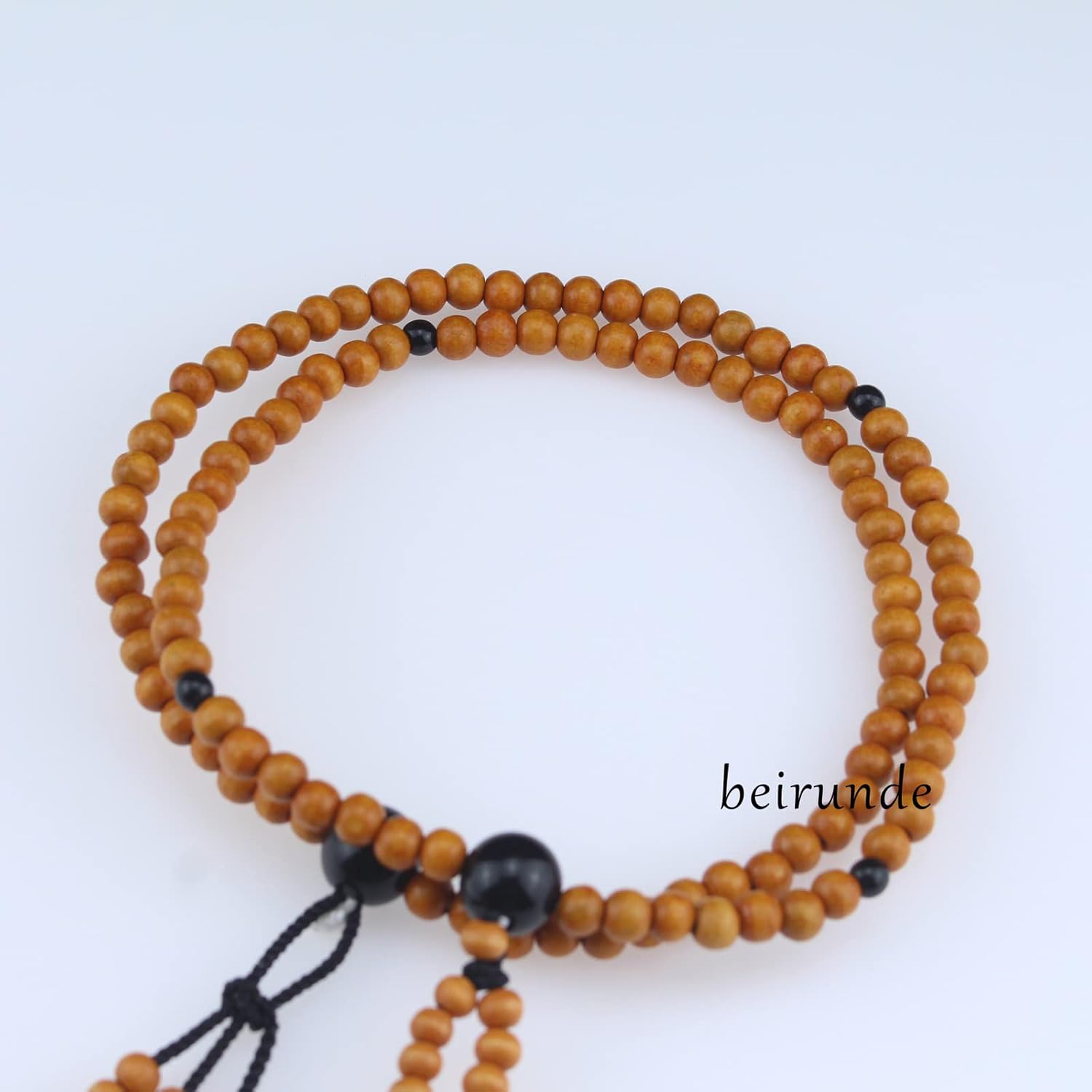 Wood Beads Japanese Soka Gakkai SGI Juzu Nichiren Buddhism Prayer Beads