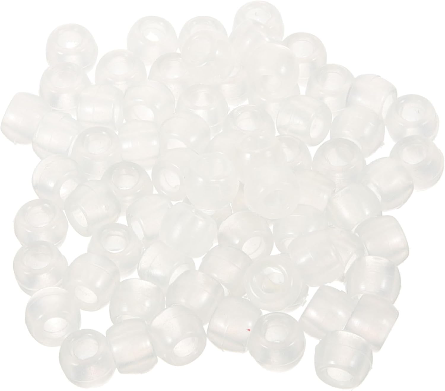 TEHAUX 10000pcs Colors Plastic Uv Beads Beads Uv Reactive Light-up Neon for DIY Jewelry Charm