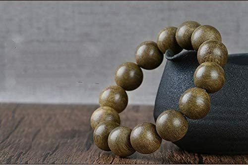 GLW Brunei Genuine Natural Wild Agarwood Aloewood 15mm Malas Prayer Beads #4917
