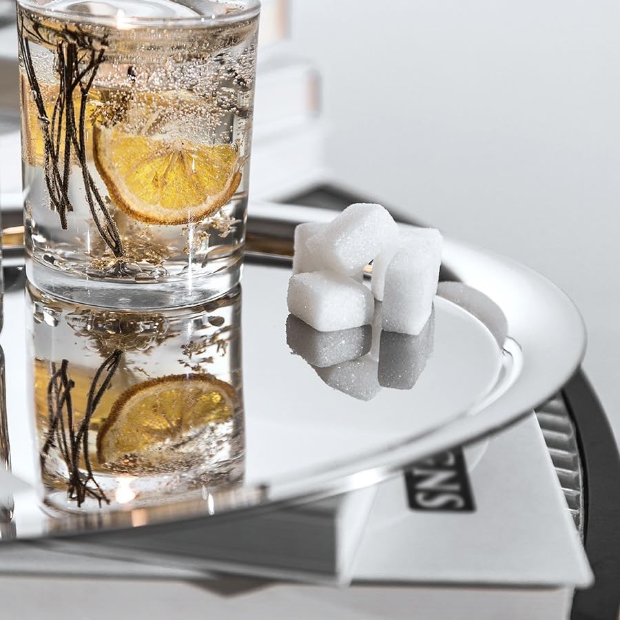 Tray Decor Simple Light Luxury Wine Glass Tray Stainless Steel Tableware Dessert Snack Tray Ornaments Tray Food Tray