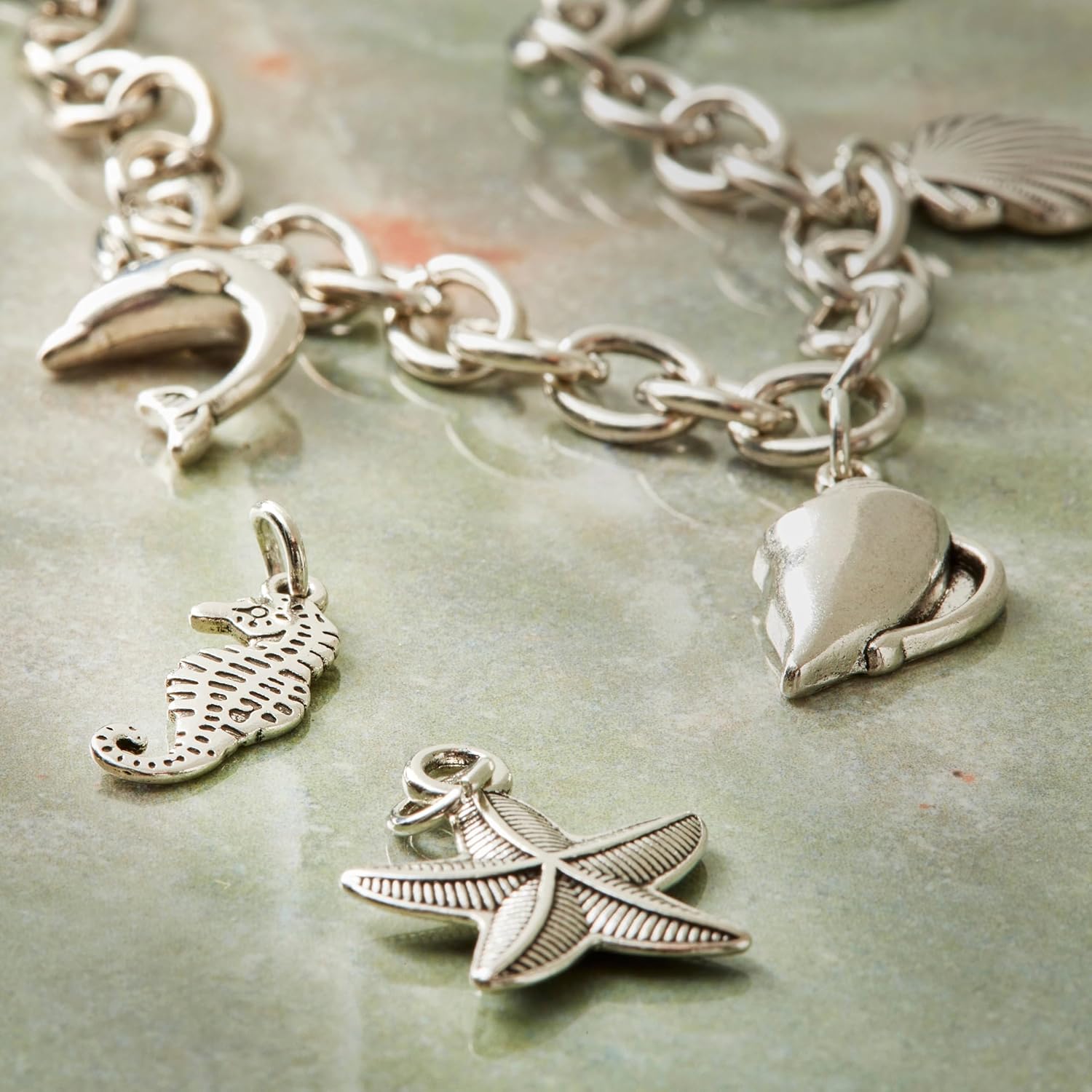 Bead Landing 12 Packs: 5 ct. (60 total) Sea Life Charms