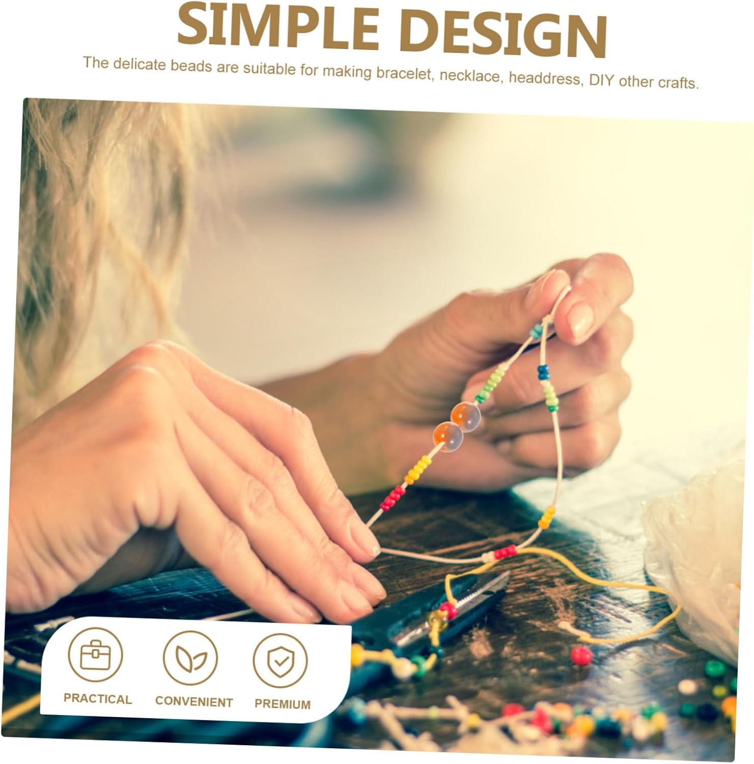 1 Key Holder Keychain Decor Beads Key Chain Making kit Beading Supplies Bead Strands Beading Kits Bracelet Resin Beaded