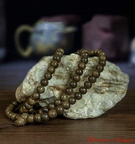 GLW Vietnam Nha Trang Agarwood Aloewood 8 Mm 108 Mala Meditation Prayer Beads #1550