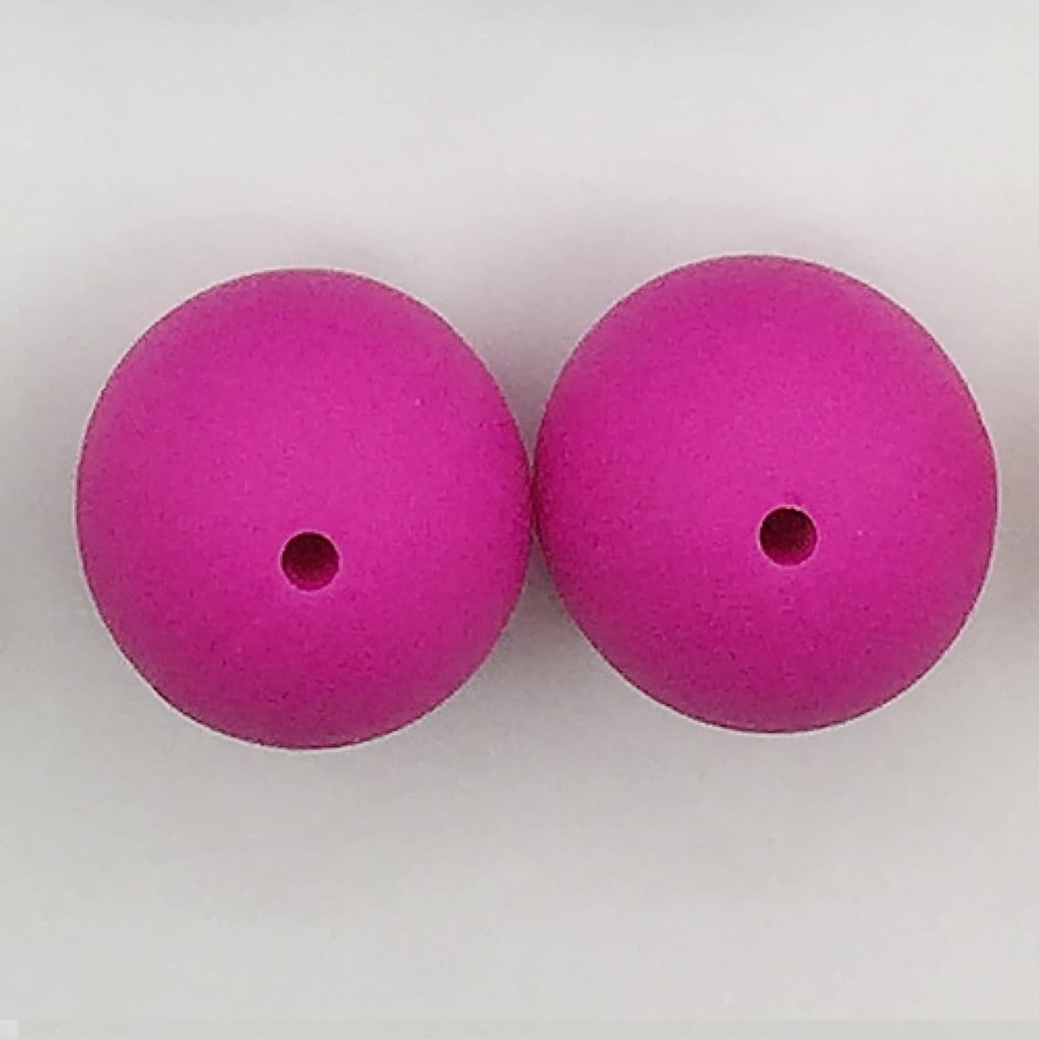 Silicone Beads 20mm 50 Pc for Keychain Making Colorful Shaped Loose Spacer Beads with Large Hole, Round Silicone Beads Bulk for Jewelry Making DIY Necklaces Bracelets Crafts (Color 6)