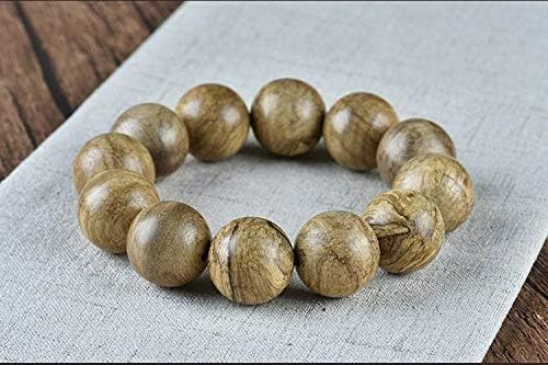 GLW Tarakan Genuine Wild Agarwood Aloewood 18 Mm Prayer Beads MALA Meditation #4918