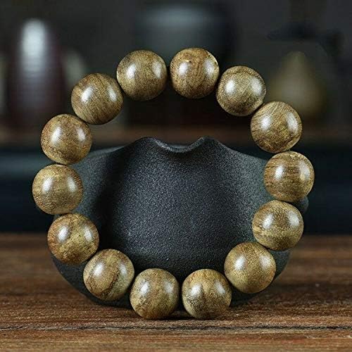 GLW Sumatra Genuine Natural Wild Agarwood Aloewood 15 mm Malas Prayer beads #4919