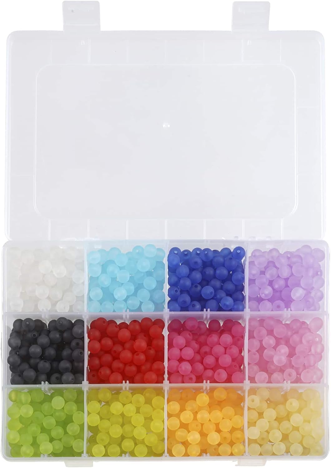 Bead Landing Matte Acrylic Craft Beads Set, 7.5mm, 6 Pack