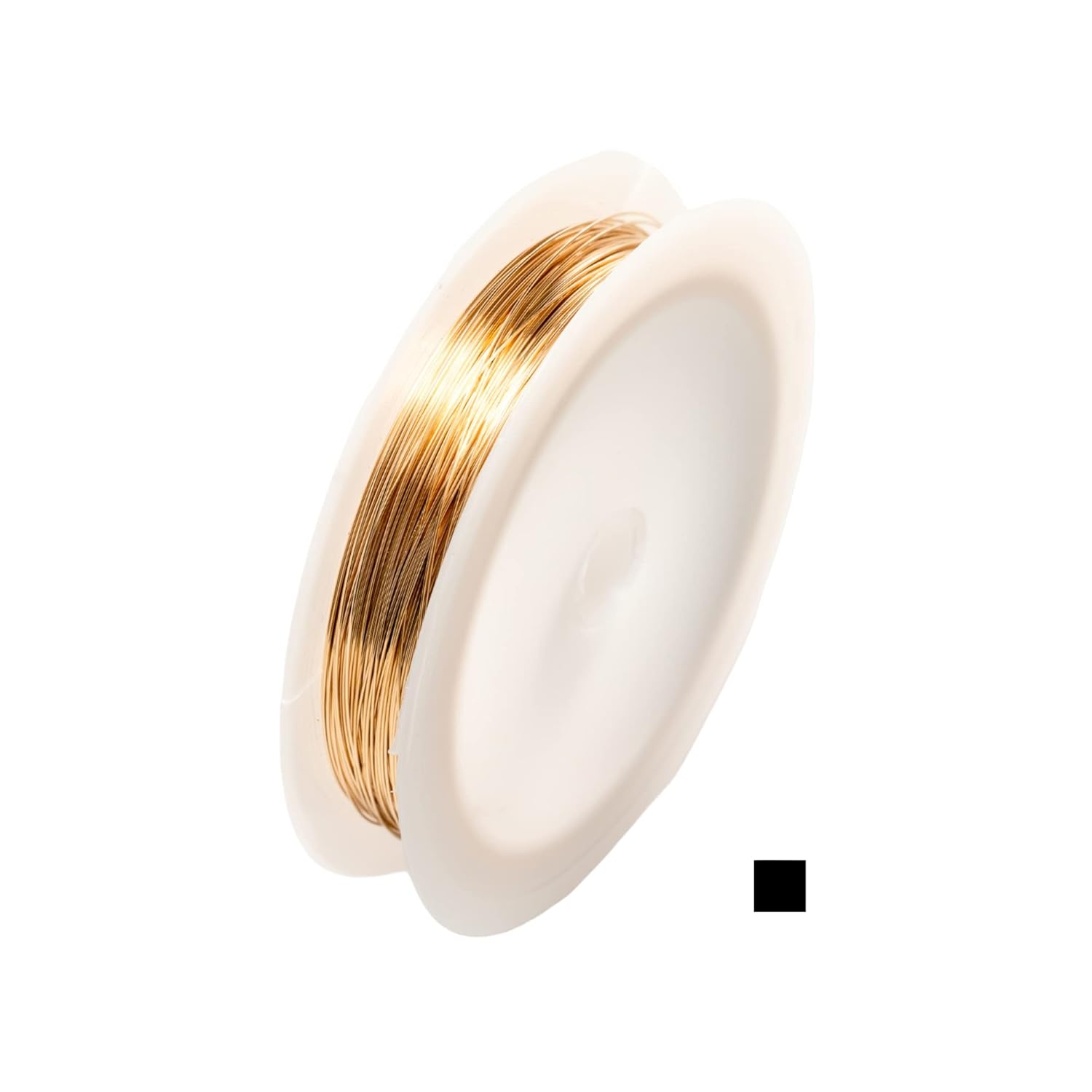 22 Gauge, 14/20 Yellow Gold Filled Wire (Square) Dead Soft 14K Gold Filled Made in USA - 1 Ounce (28FT) by CRAFT WIRE