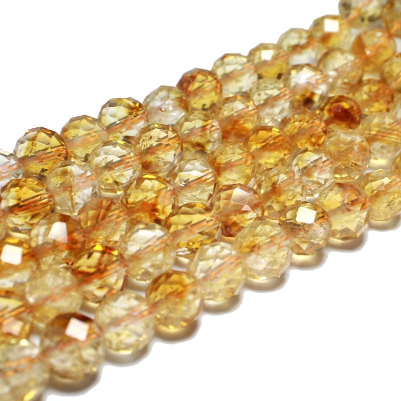 A A A High Faceted Round Citrine, Tourmaline, Labradorite, Apatite, Amethyst Beads for DIY Jewelry Making - Bracelet and Necklace Supplies, 2-10MM - (Color: Labradorite/Size: 10mm About 36Pcs)