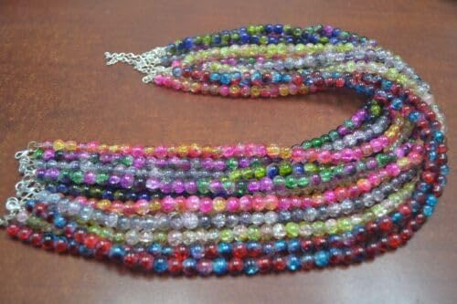 12 ASSORT Mix Color Glass Beading Beads 18