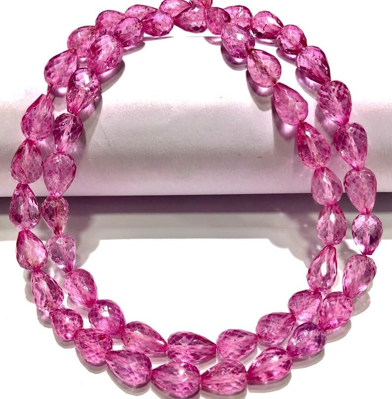 Natural OPAZ Tear Drop Faceted Beads 6x9 18 inch Long String Jewelry Making Gemstone Beads for Necklace Bracelet