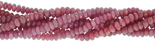 Ruby 7mm Faceted Rondelles 16