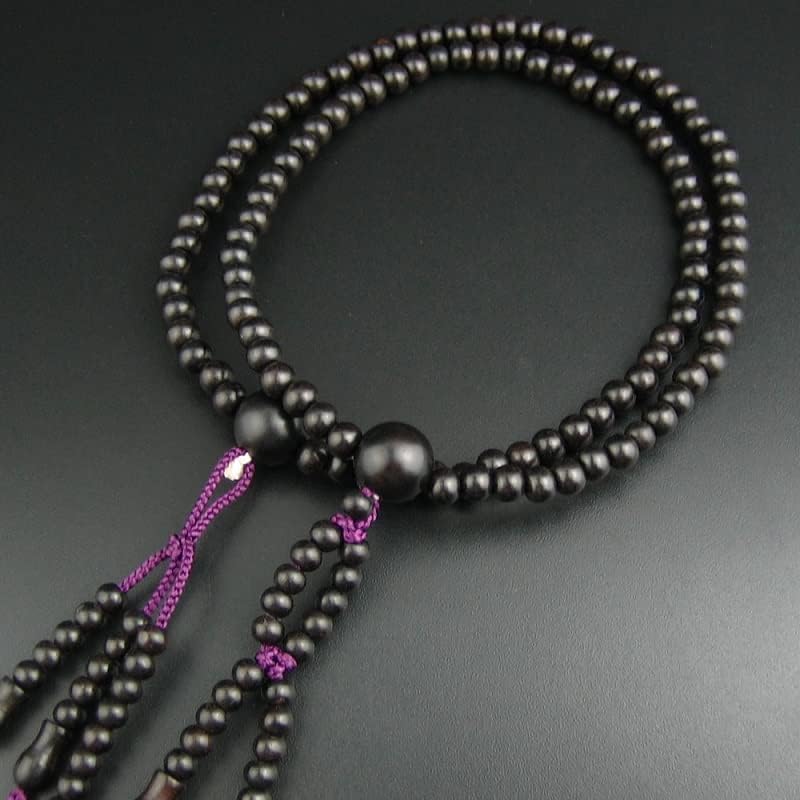 Black Wood Beads Japanese SGI Soka Gakkai Juzu Nichiren Buddhism Prayer Beads