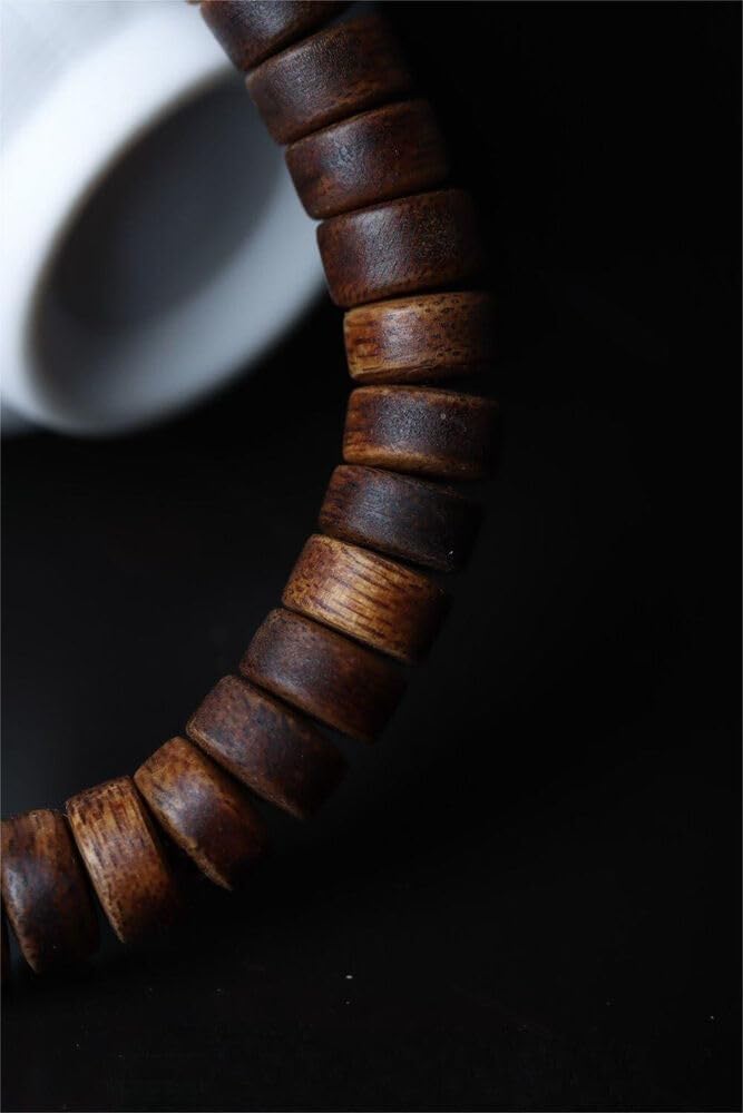 Agarwood 9mm Genuine Old Wild Nha Trang Agarwood Bracelets Malas Meditation Prayer Beads