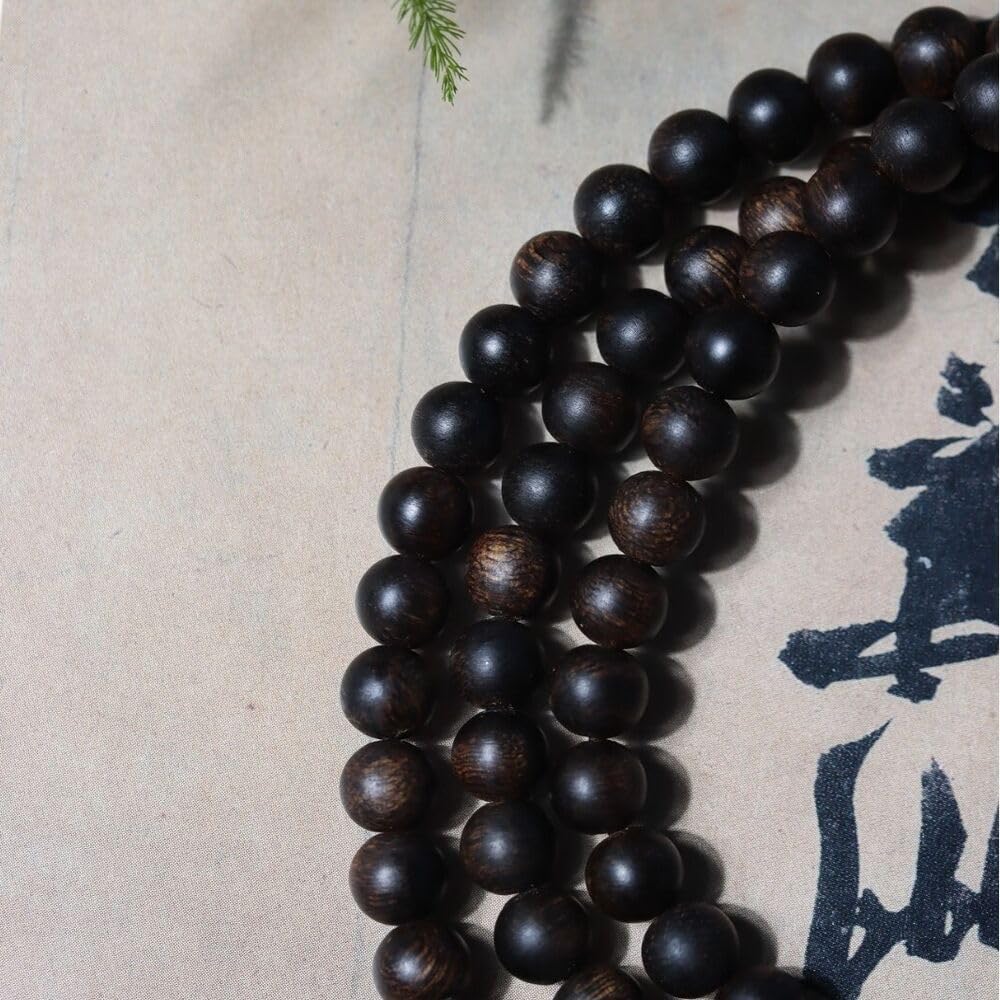 Agarwood 6mm*108pcs Darakan Agarwood Bracelet Submerged grade Buddha beads rosary beads